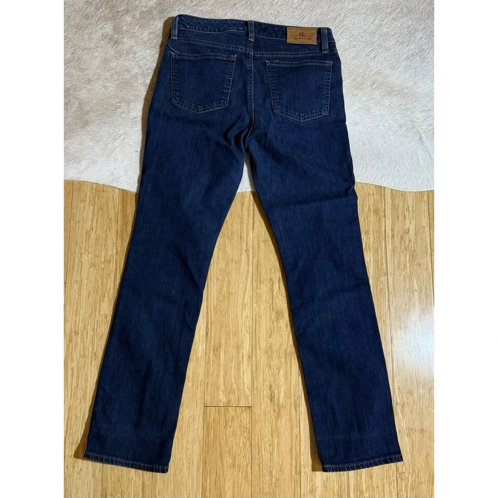 Lauren By Ralph Lauren Classic‎ Straight Denim Jeans Girls Size 6P Inseam 29